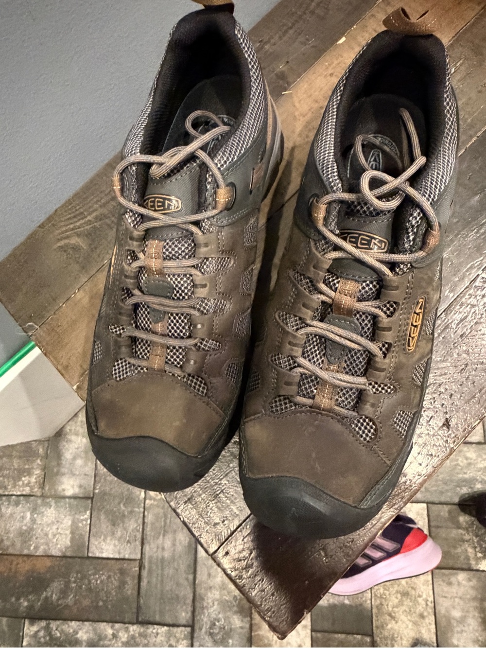 KEEN Men's Brown Trail Hiking Shoes